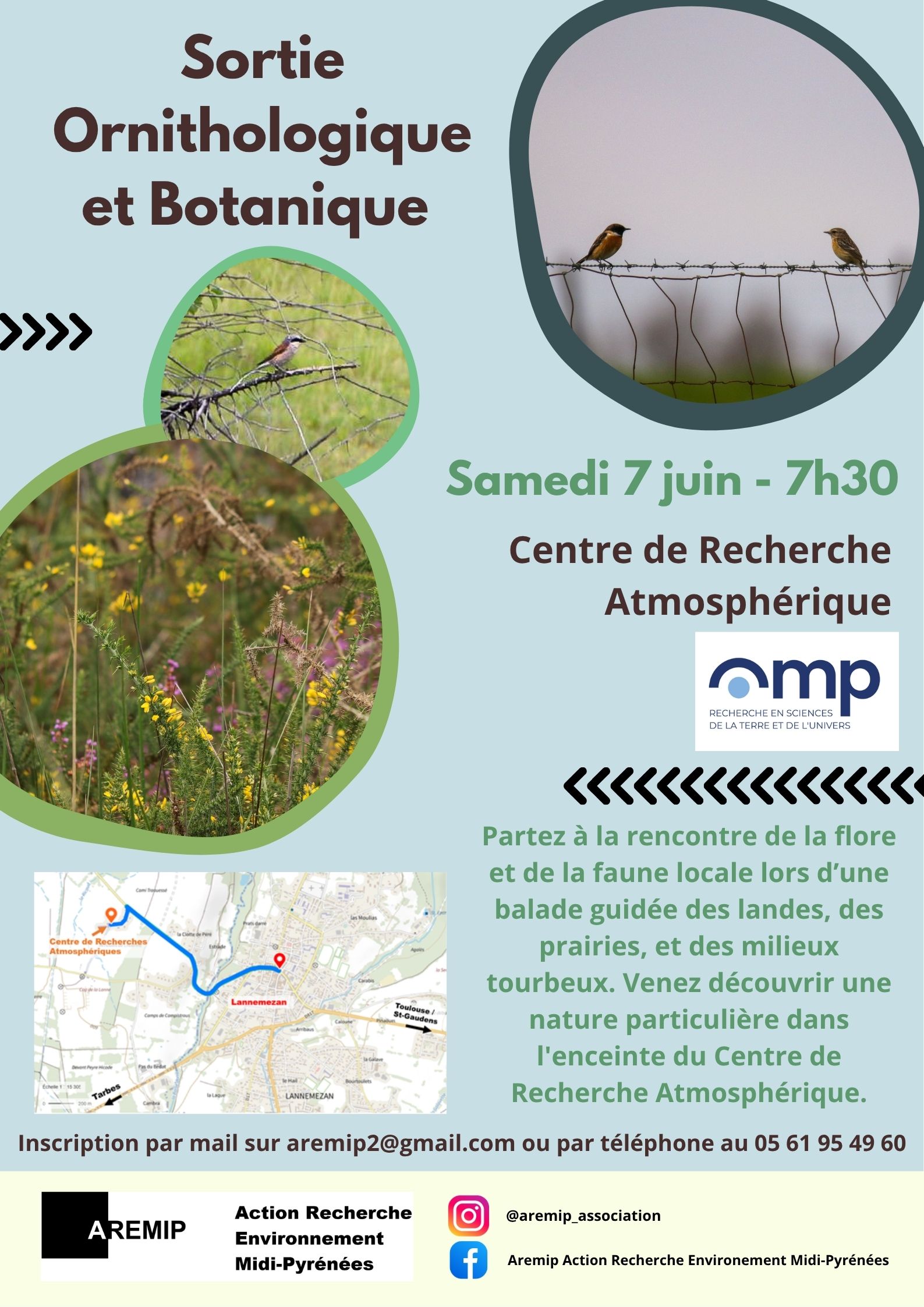 Samedi 7 juin – Sortie ornithologique et botanique à Campistrous (65)