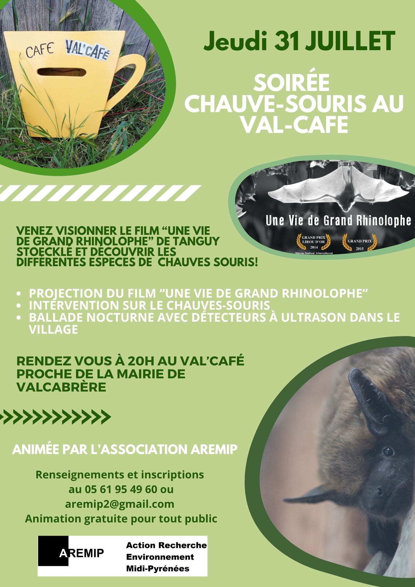 Soirée chauve-souris au Val’Café