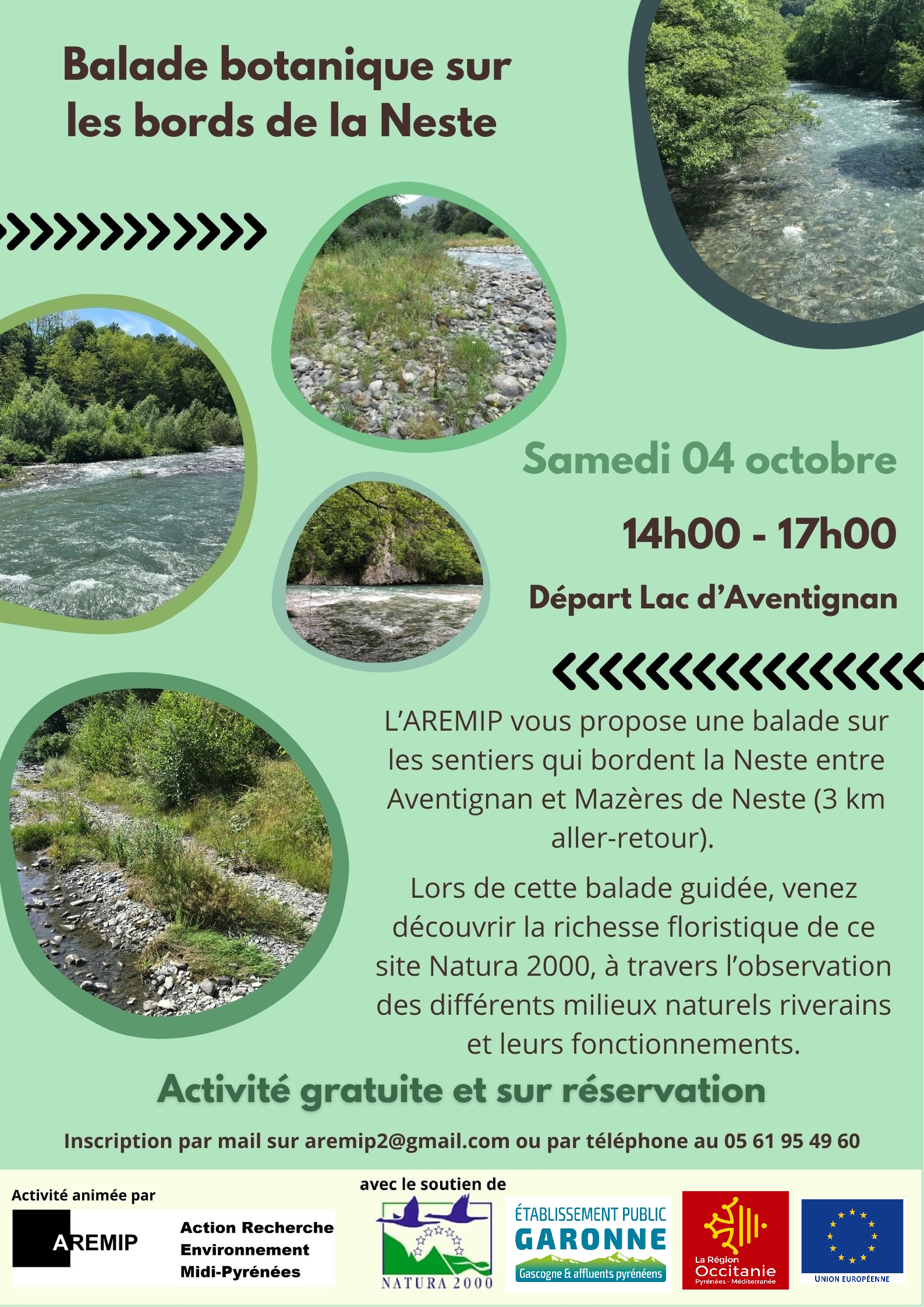 Balade botanique sur les bords de la Neste